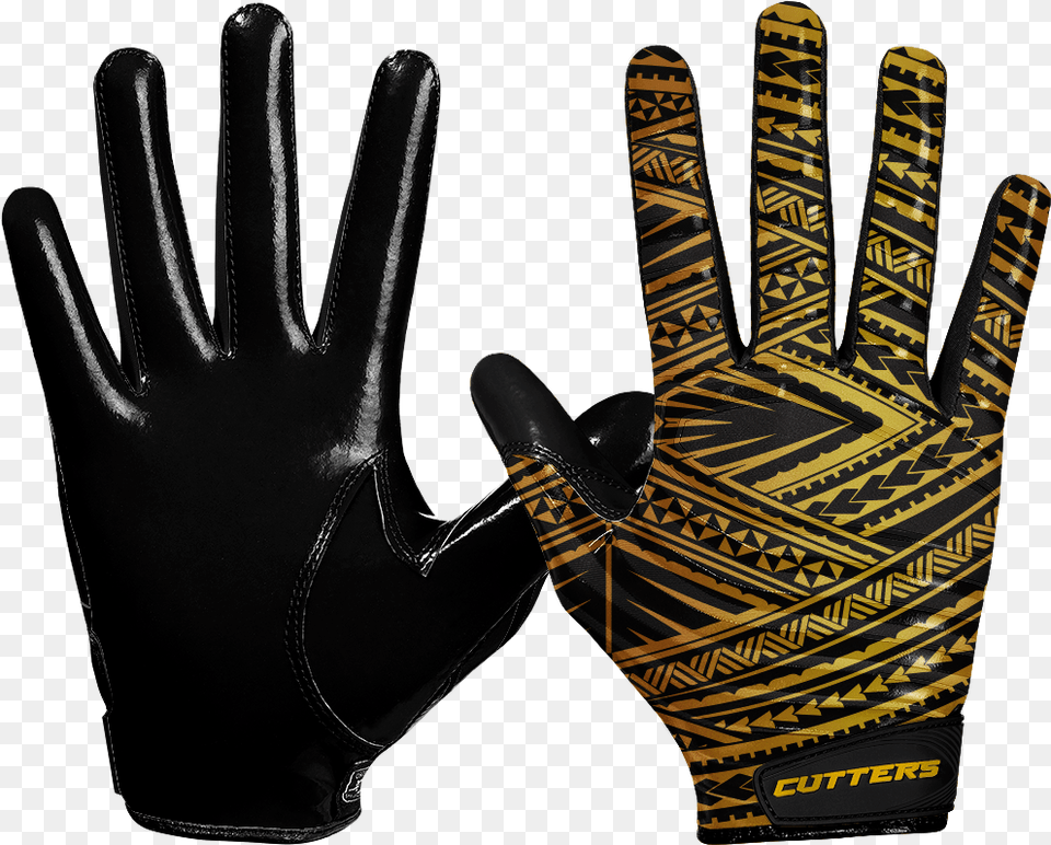 Gold Tribal Limited Edition Rev Flag Football Gloves, Baseball, Baseball Glove, Clothing, Glove Png