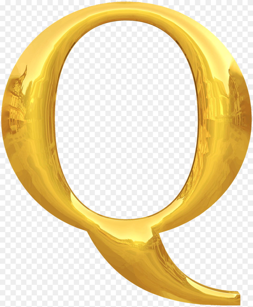 Gold Typography Letter Q, Clothing, Hardhat, Helmet Free Png