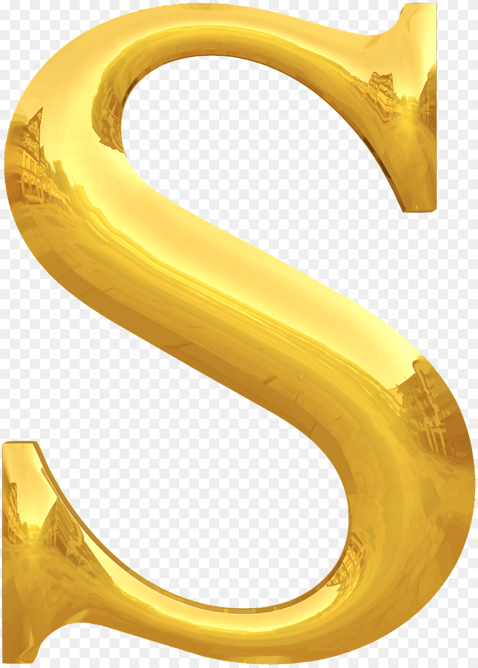 Gold Typography Letter S, Text, Symbol, Number Free Png Download