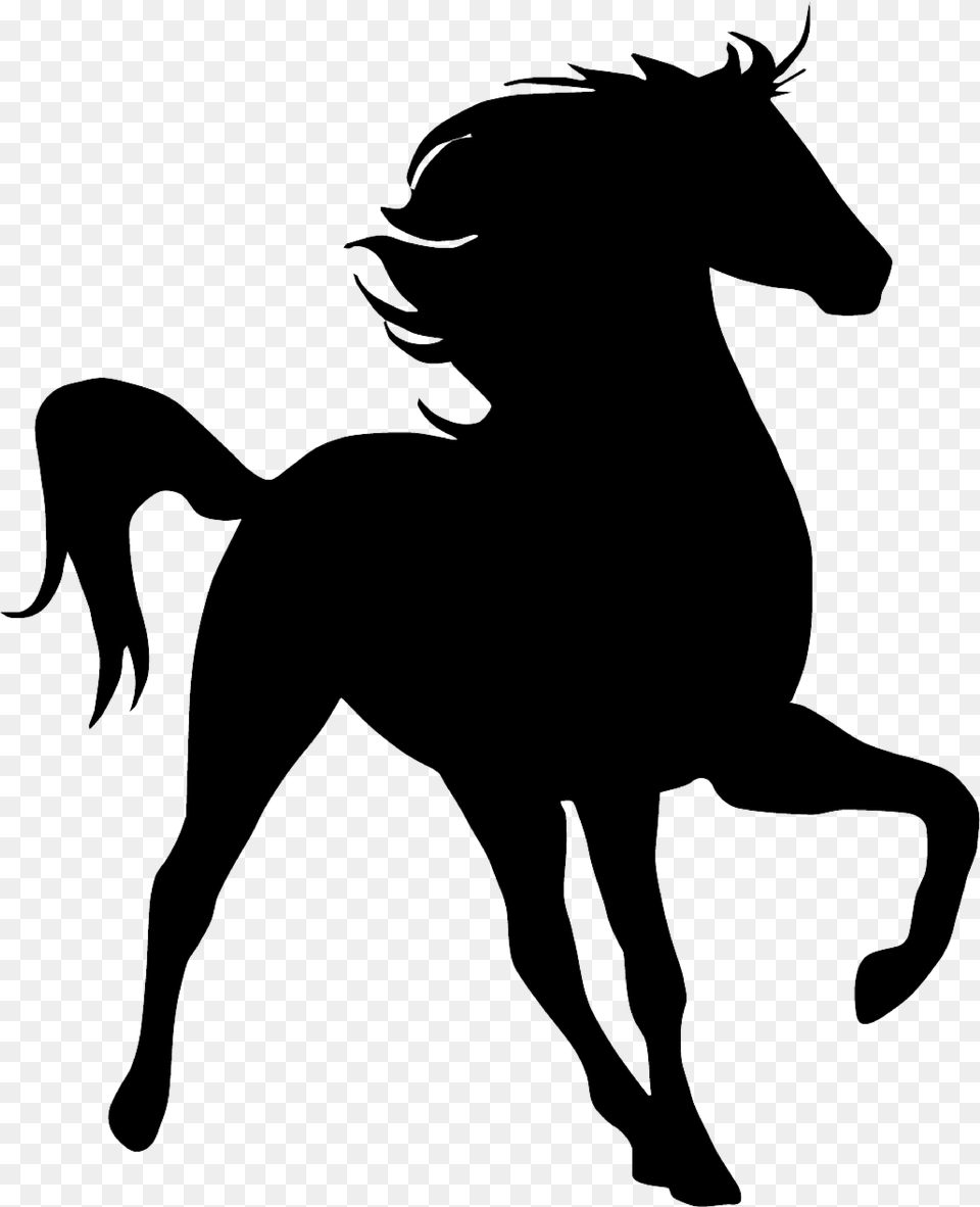 Gold Unicorn No Background, Silhouette, Animal, Colt Horse, Horse Png Image