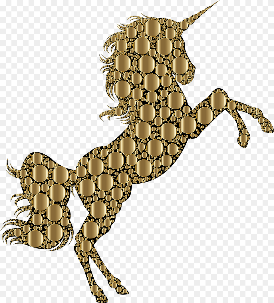 Gold Unicorn U0026 Clipart Ywd Silhouette Unicorn Svg, Chandelier, Lamp, Electronics, Hardware Free Png Download