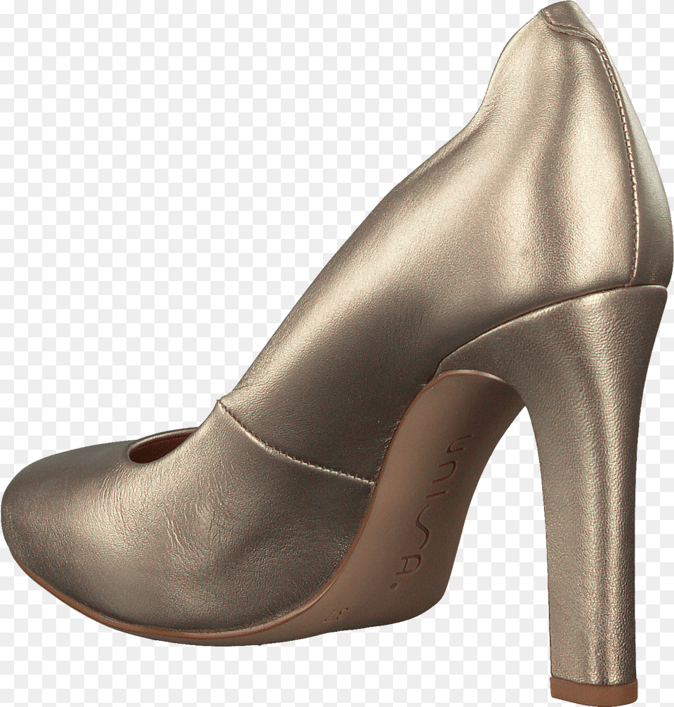 Gold Unisa Pumps Pascual Basic Pump, Clothing, Footwear, High Heel, Shoe Png Image