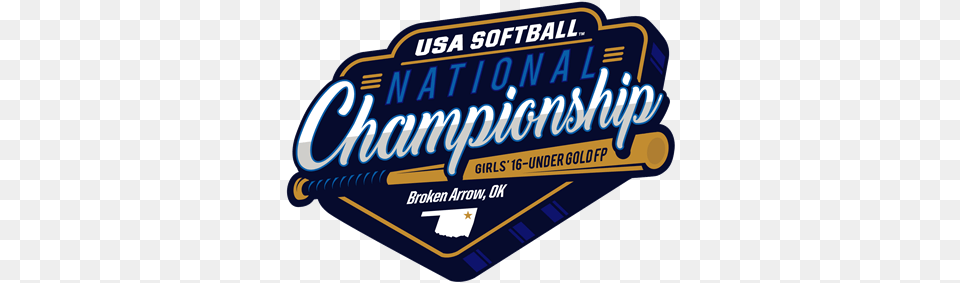 Gold Usa Softball National Championship U2014 Broken Arrow Poster, Text Free Transparent Png