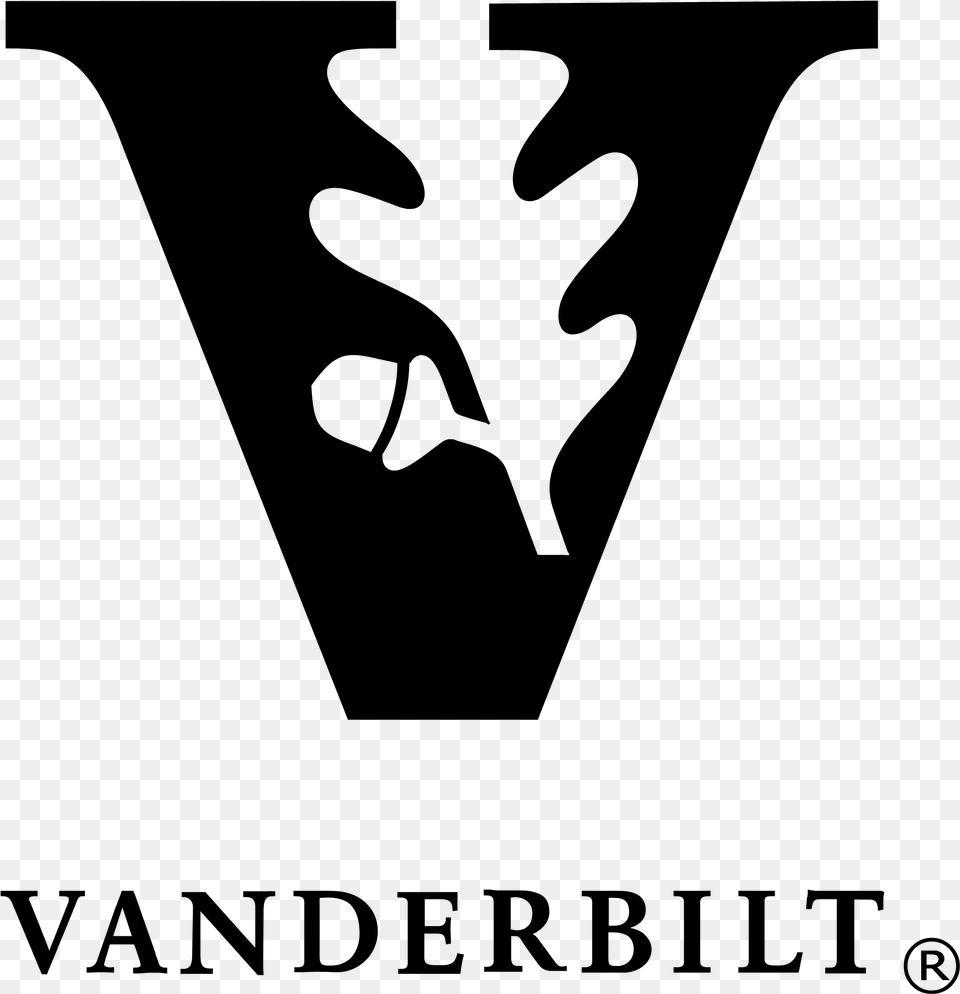 Gold Vanderbilt University Logo, Gray Free Png