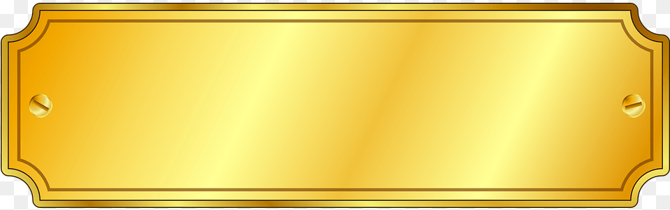Gold Vector Name Plate Gold Name Plate, Paper, Text Free Png Download