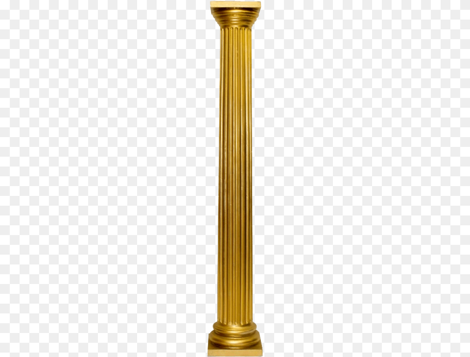 Gold Vector Pillars Golden Colour Pillar, Architecture Png