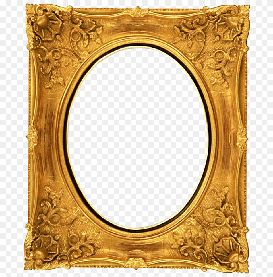 Gold Victorian Frame, Photography, Oval Free Png