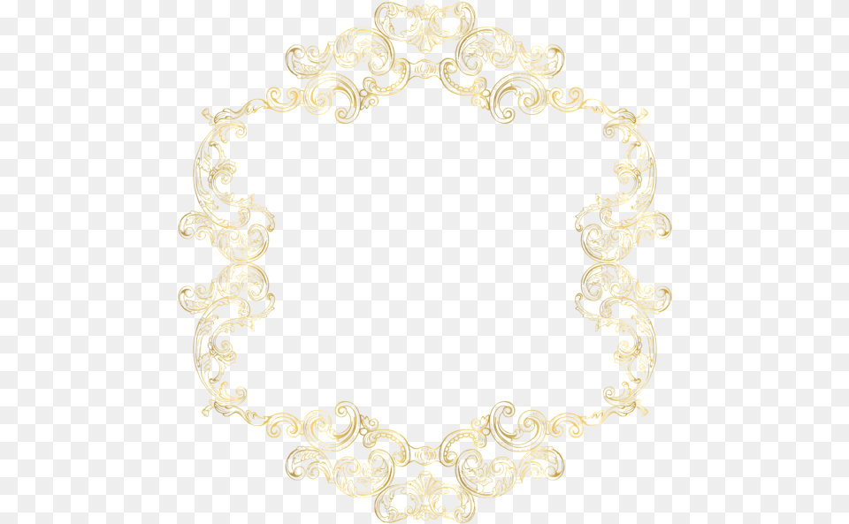 Gold Vintage Border Frame Clip Art Image Frame Vintage Gold, Oval, Accessories, Jewelry Free Png Download