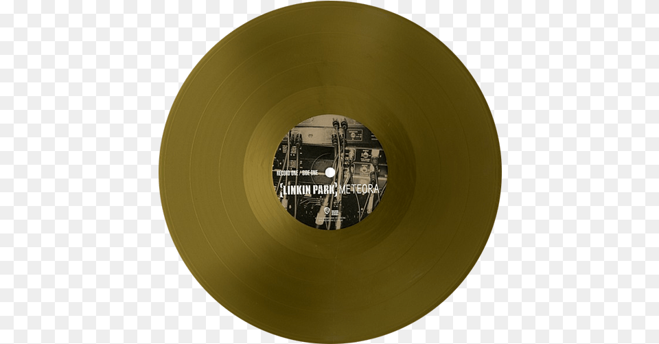 Gold Vinyl Record Transparent Circle, Plate, Disk Free Png Download