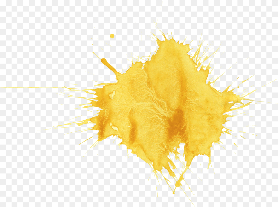 Gold Watercolor Background Plant, Pollen, Powder, Stain Free Transparent Png