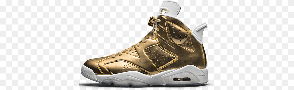 Gold White Hiking Shoe, Clothing, Footwear, Sneaker Png Image