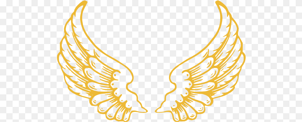 Gold Wings Clipart Gold Wings Vector, Accessories, Jewelry, Necklace, Emblem Free Png