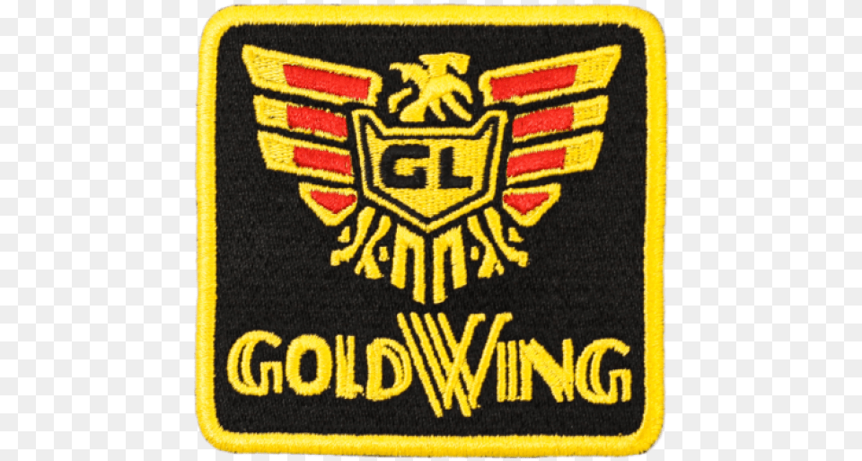 Gold Wings Emblem, Badge, Logo, Symbol, Blackboard Png Image