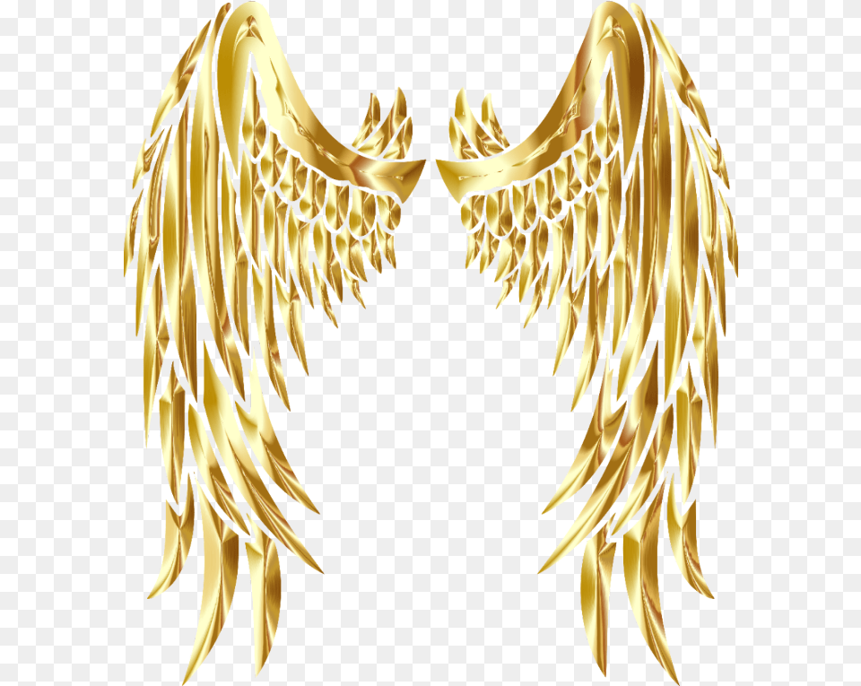 Gold Wings Goldenwings Flgel Goldeneflgel Angels Wings Clip Art, Accessories, Adult, Female, Person Free Transparent Png