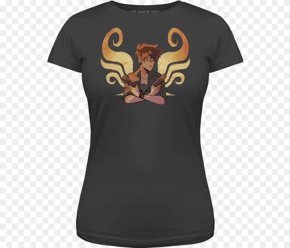 Gold Wings Miraculous Ladybug Chat Noir Tshirt Design, Clothing, T-shirt, Person, Shirt Free Png Download