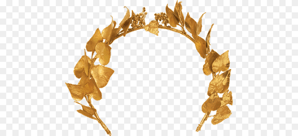 Gold Wreath With Ivy Leaves Greek Ivy Wreath, Accessories, Jewelry, Plant Png Image