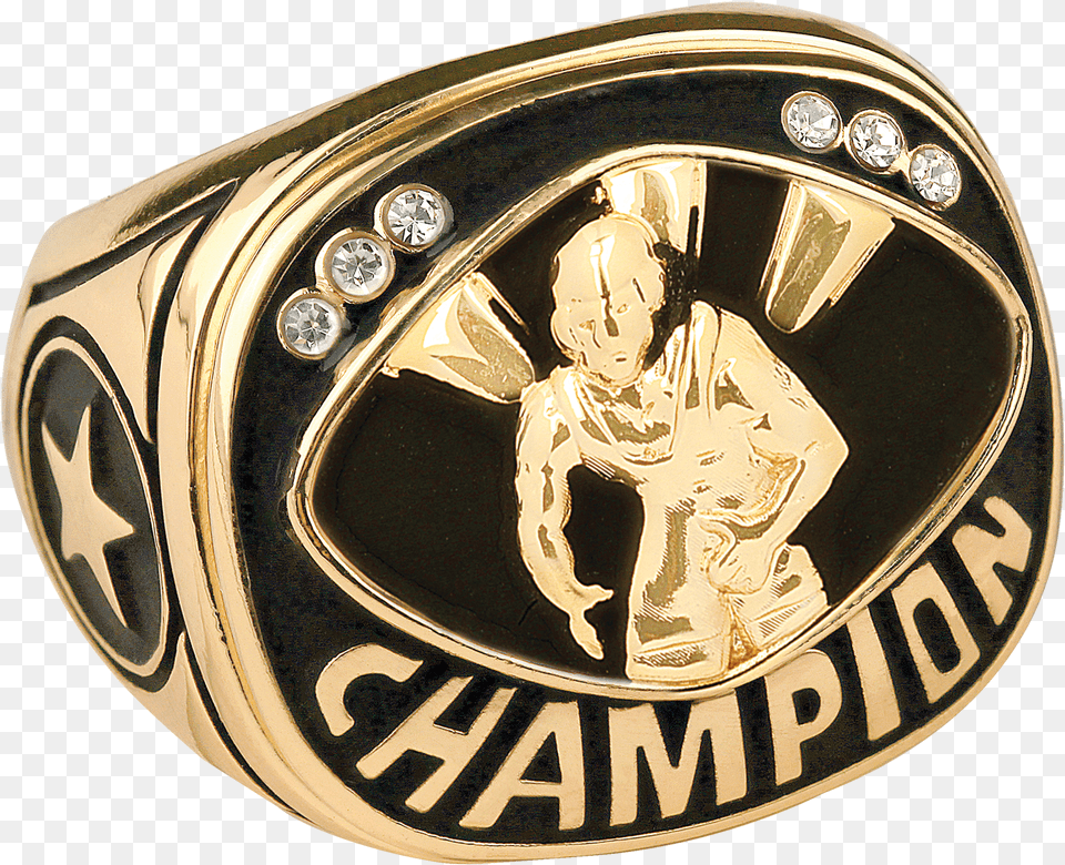 Gold Wrestling Champion Ring Basketball Champion Ring Free Png Download