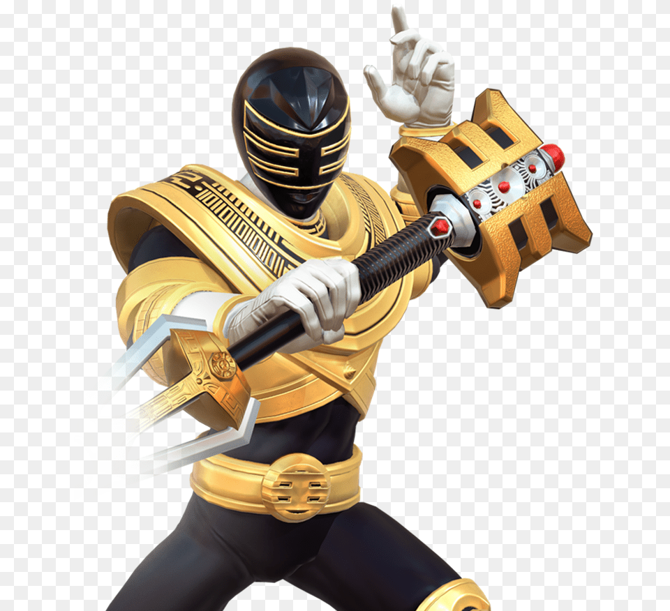 Gold Zeo Ranger Battle For The Grid, Helmet, Sword, Weapon, Adult Png Image