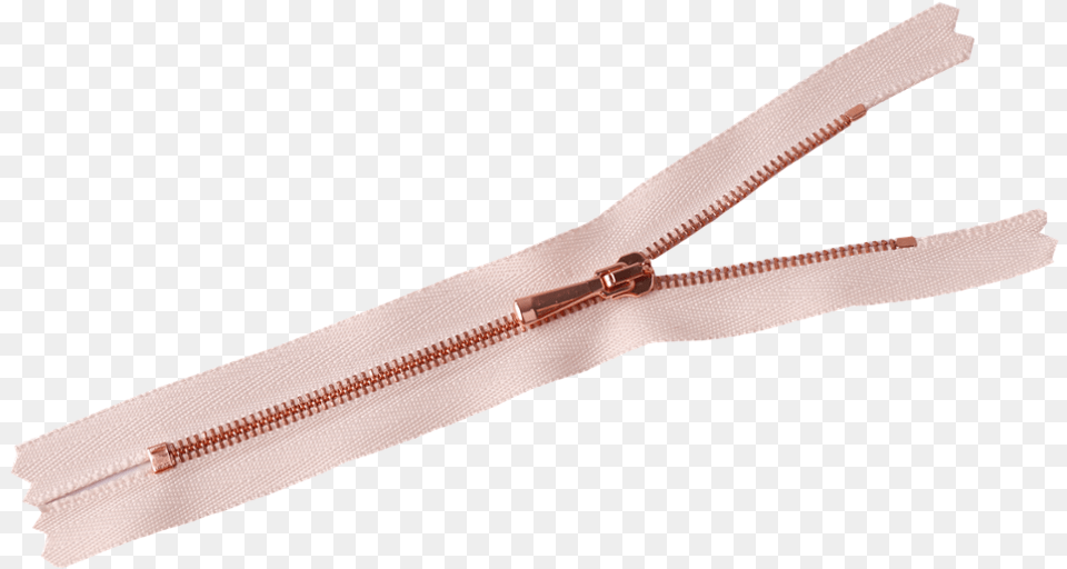 Gold Zipper Rose Gold Brass Zipper Strap Solid, Blade, Dagger, Knife, Weapon Png Image