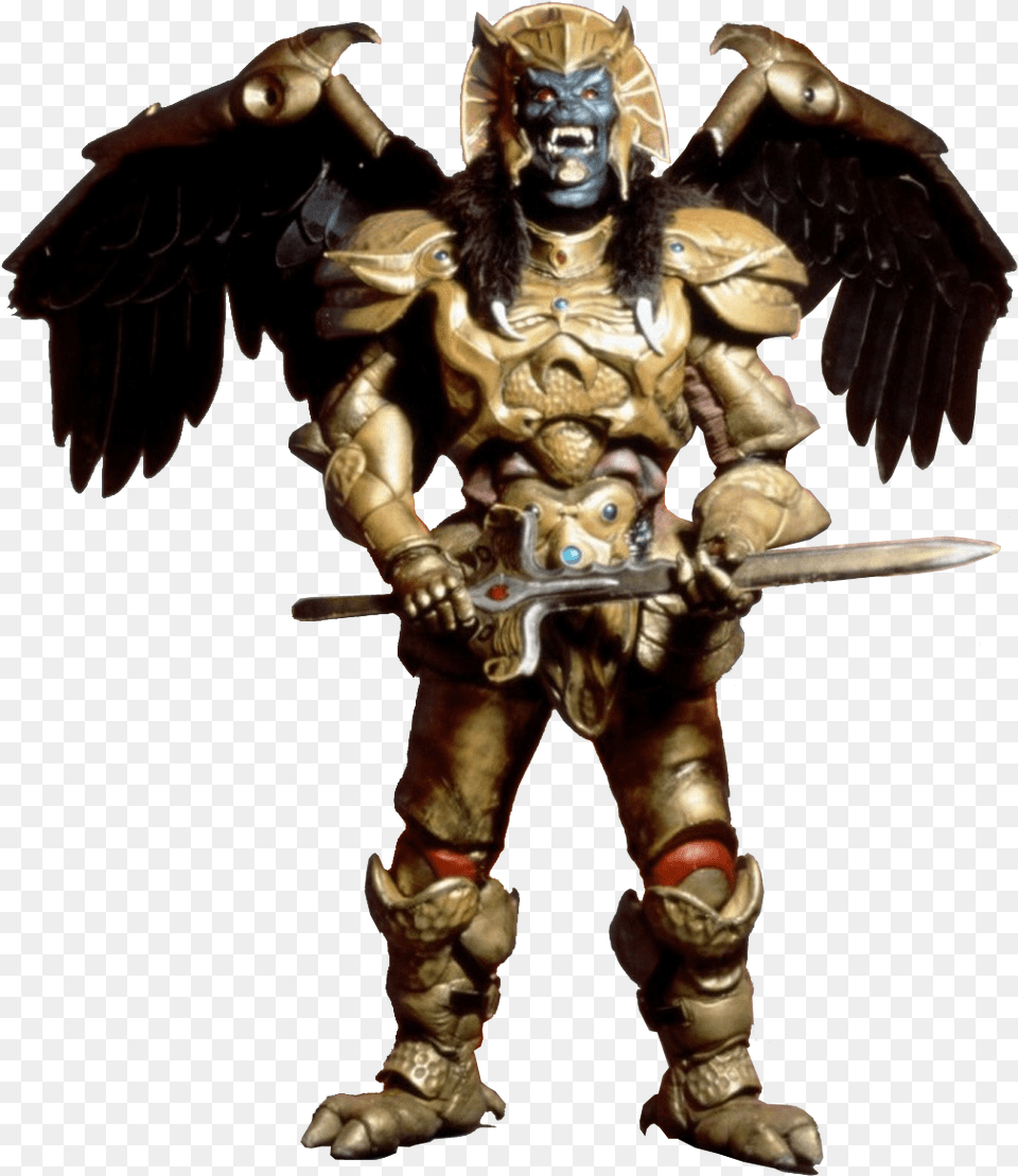 Goldar Mighty Morphin Power Rangers, Adult, Bronze, Male, Man Png