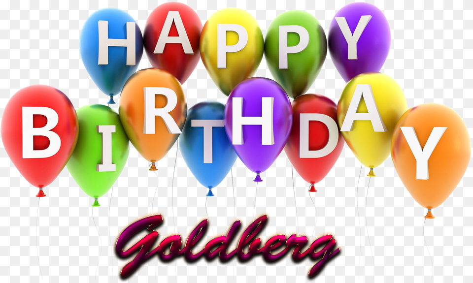 Goldberg Happy Birthday Anthony With Balloons, Balloon, People, Person Free Transparent Png