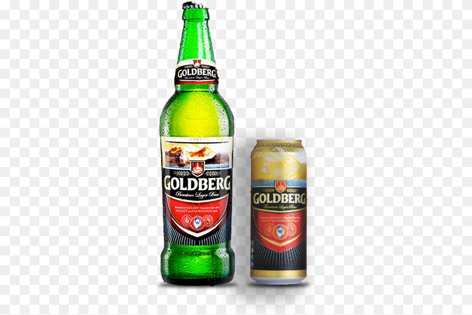 Goldberg Ice Beer, Alcohol, Beverage, Lager, Bottle Free Png Download