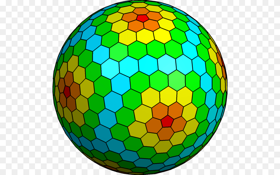 Goldberg Polyhedron 5 3 Goldberg Polyhedron, Sphere, Pattern Free Png