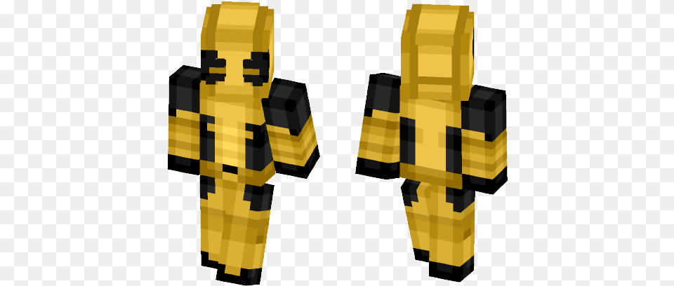 Golden Age Deadpool Minecraft Skin For Gold Deadpool Skin Minecraft, Insect, Animal, Apidae, Bee Free Png