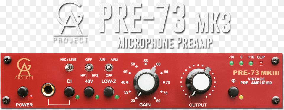 Golden Age Project Pre 73 Pre73 Mk3 Mic Preamp Golden Age Pre73 Mkiii, Amplifier, Electronics, Electrical Device, Switch Png Image