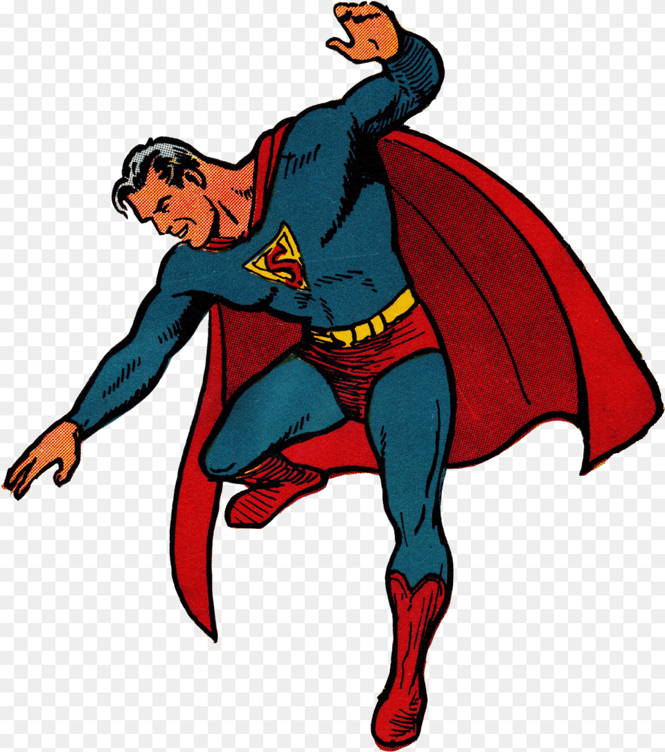 Golden Age Superman By Joe Shuster Superman, Adult, Female, Person, Woman Free Transparent Png