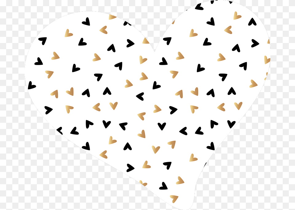 Golden And Black Hearts Minimal Vinyl Carpet, Heart, Home Decor, Person, Face Free Png