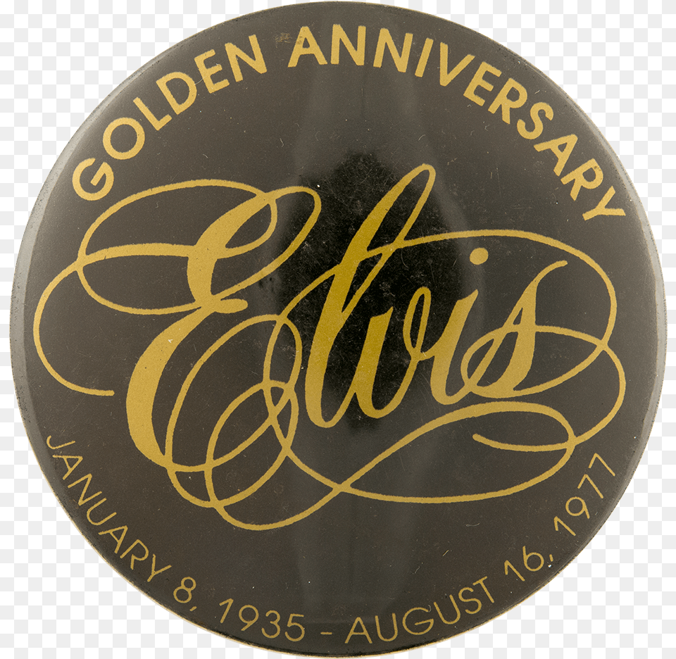 Golden Anniversary Elvis Events Button Museum Lambang Organisasi Pemerintah, Logo, Badge, Symbol, Head Free Png