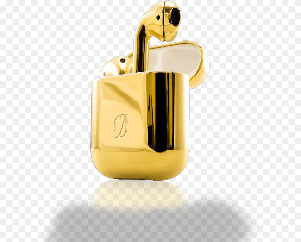 Golden Apple 24k Gold Airpods Free Png