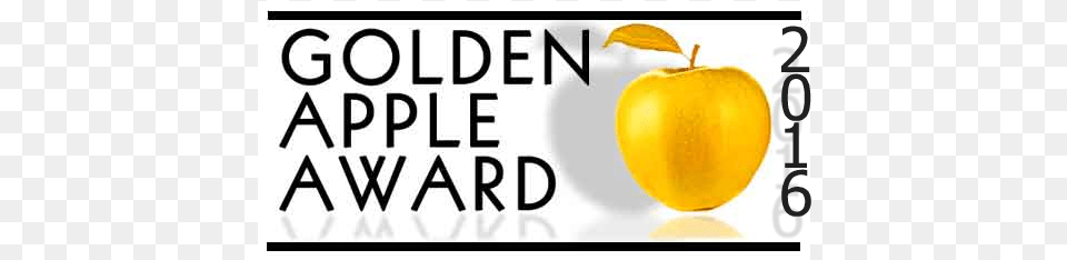 Golden Apple Award 2016 Logo Golden Apple Award 2016, Food, Fruit, Plant, Produce Free Transparent Png