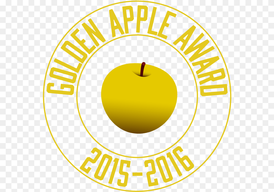 Golden Apple Award From Texas Pta Golden Apple Award Texas Pta, Food, Fruit, Produce, Plant Free Png Download