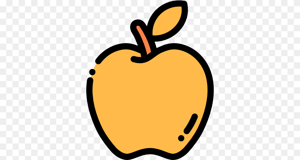 Golden Apple Vector Icons Designed Golden Apple Icon, Plant, Produce, Fruit, Food Free Png Download