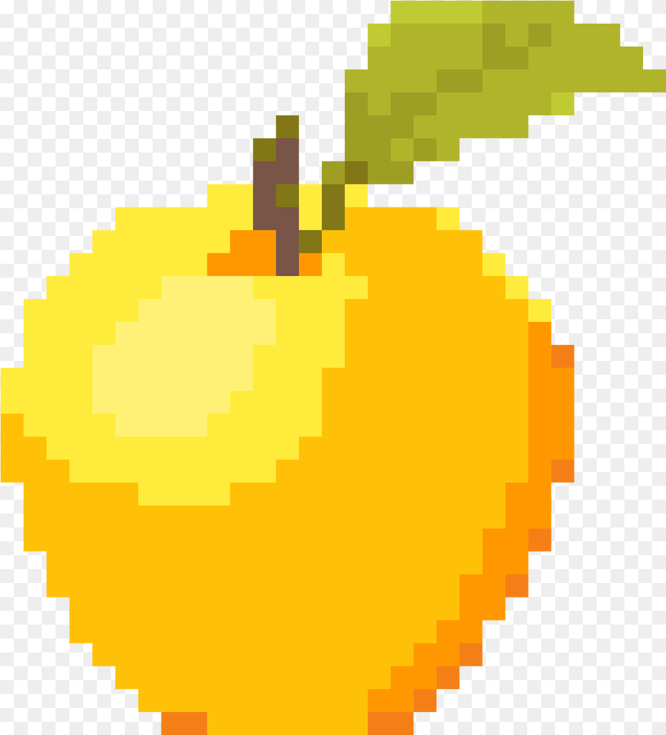 Golden Apple Yoshi39s Island Yoshi Sprites, Food, Fruit, Plant, Produce Free Png