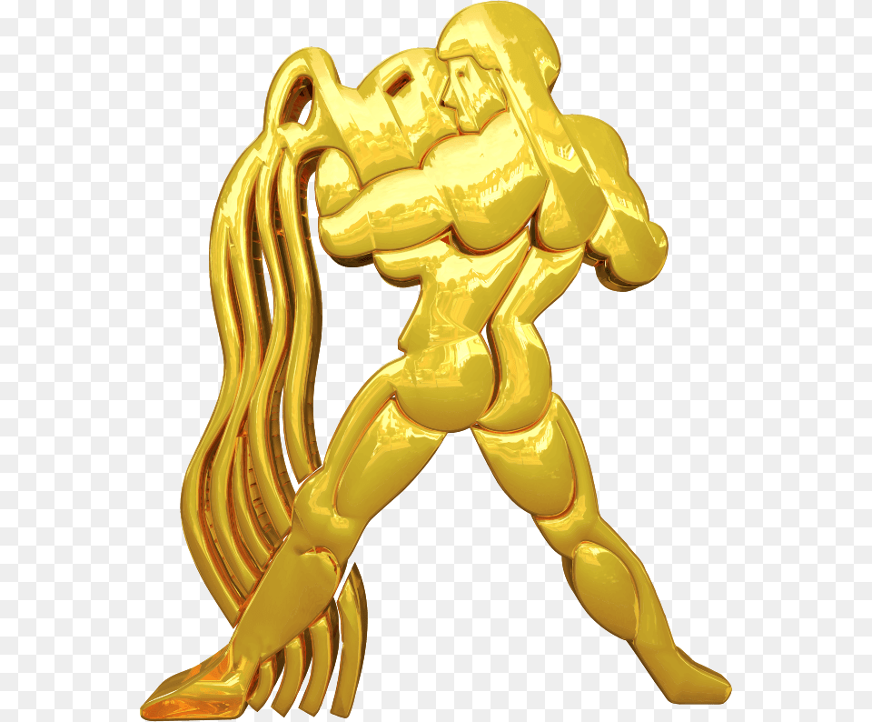 Golden Aquarius, Gold, Person, Treasure Free Png