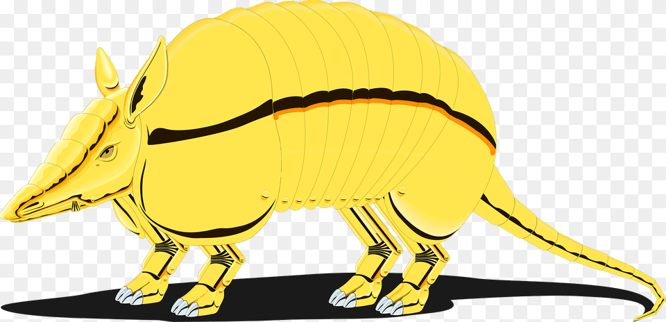 Golden Armadillo Clipart, Animal, Mammal, Wildlife, Fish Png