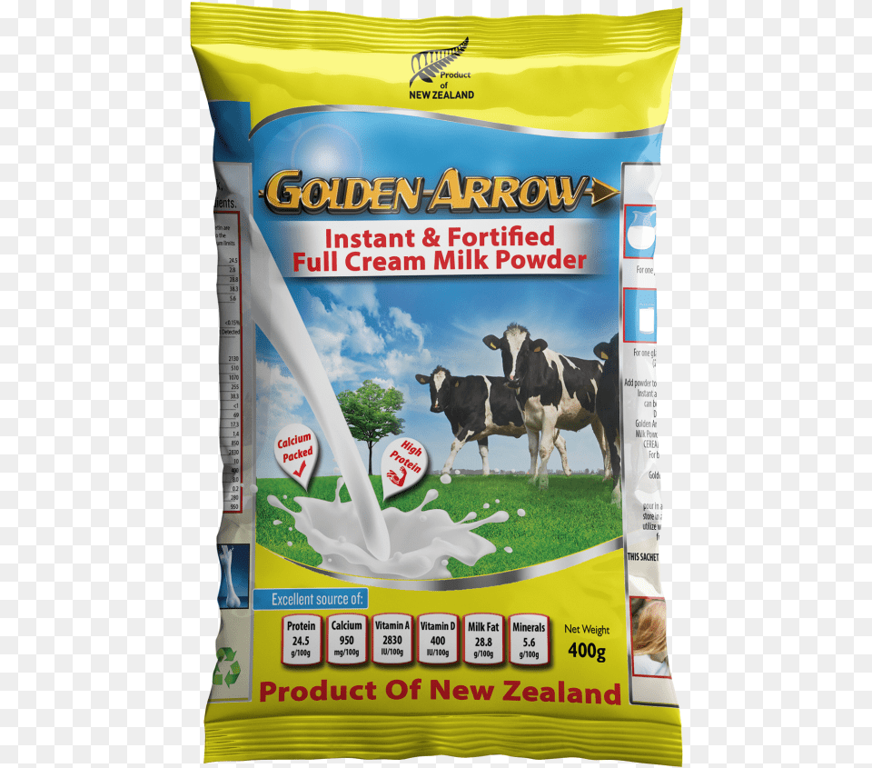 Golden Arrow Milk Powder, Animal, Cattle, Cow, Livestock Free Png Download