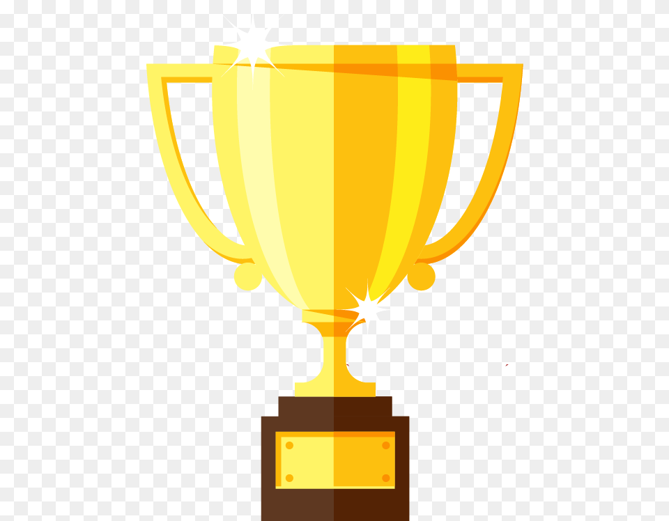Golden Award Clipart, Trophy Free Transparent Png