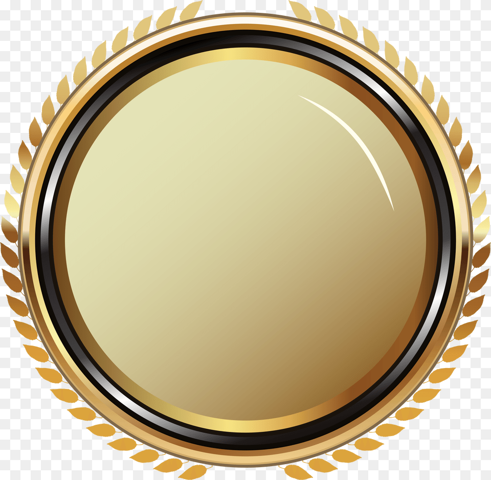Golden Badge Background Badges Free Transparent Png