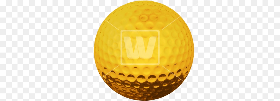 Golden Ball Image Golden Golf Ball Transparent Background, Golf Ball, Sport Png