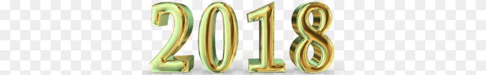 Golden Balloon Happy New Year 3d, Number, Symbol, Text Png Image