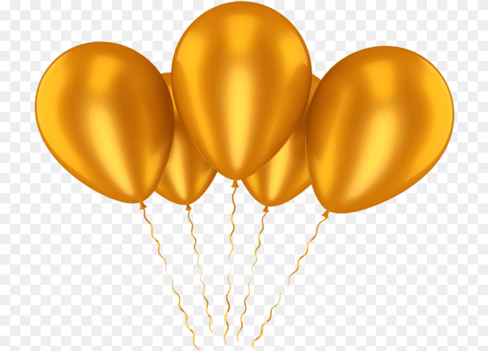 Golden Balloons Gold Balloon Transparent Background Png