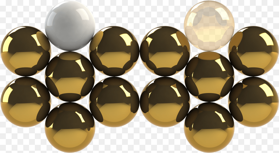 Golden Balls 2 Partly Present Fourteen Balls, Sphere, Accessories, Jewelry, Chandelier Free Png Download