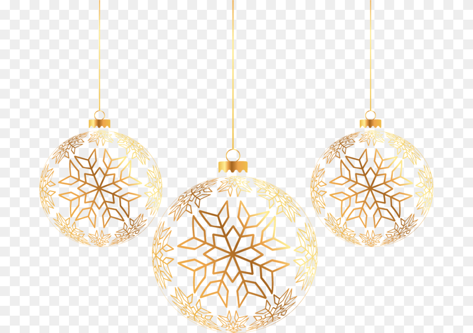 Golden Balls Ornament Tree Three Christmas Hanging Christmas Ornaments Gold, Accessories, Earring, Jewelry Png