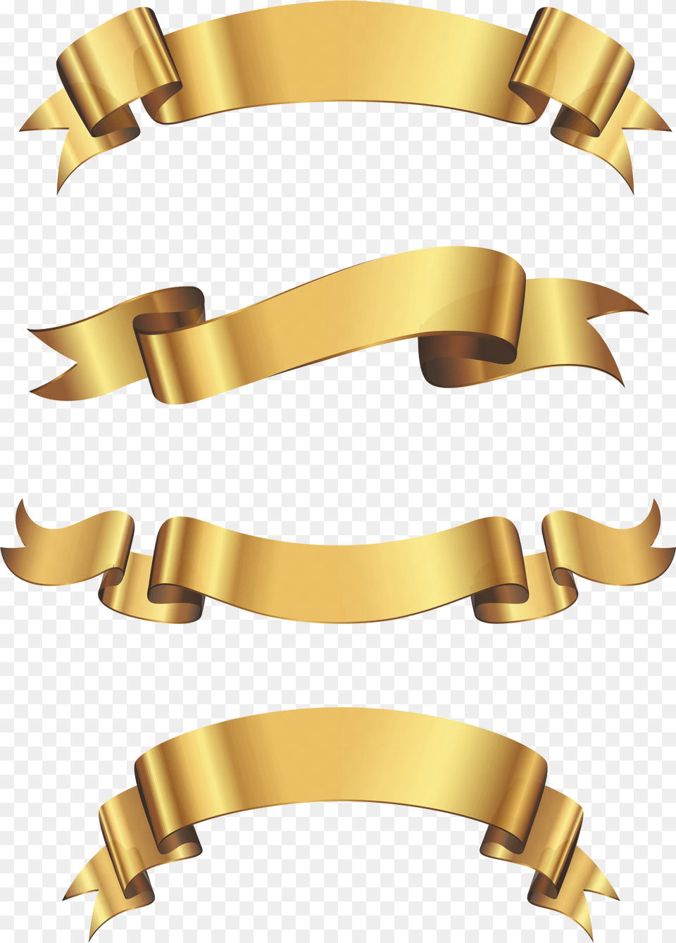 Golden Banner Free Png Download