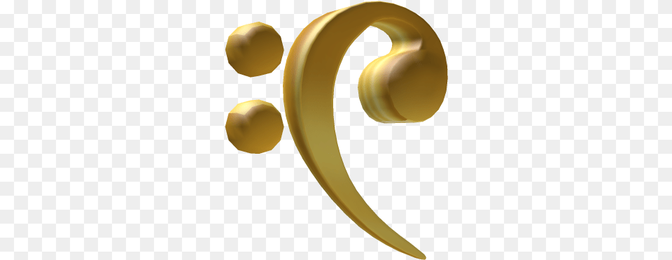 Golden Bass Clef Roblox Crescent, Astronomy, Outdoors, Night, Nature Free Png