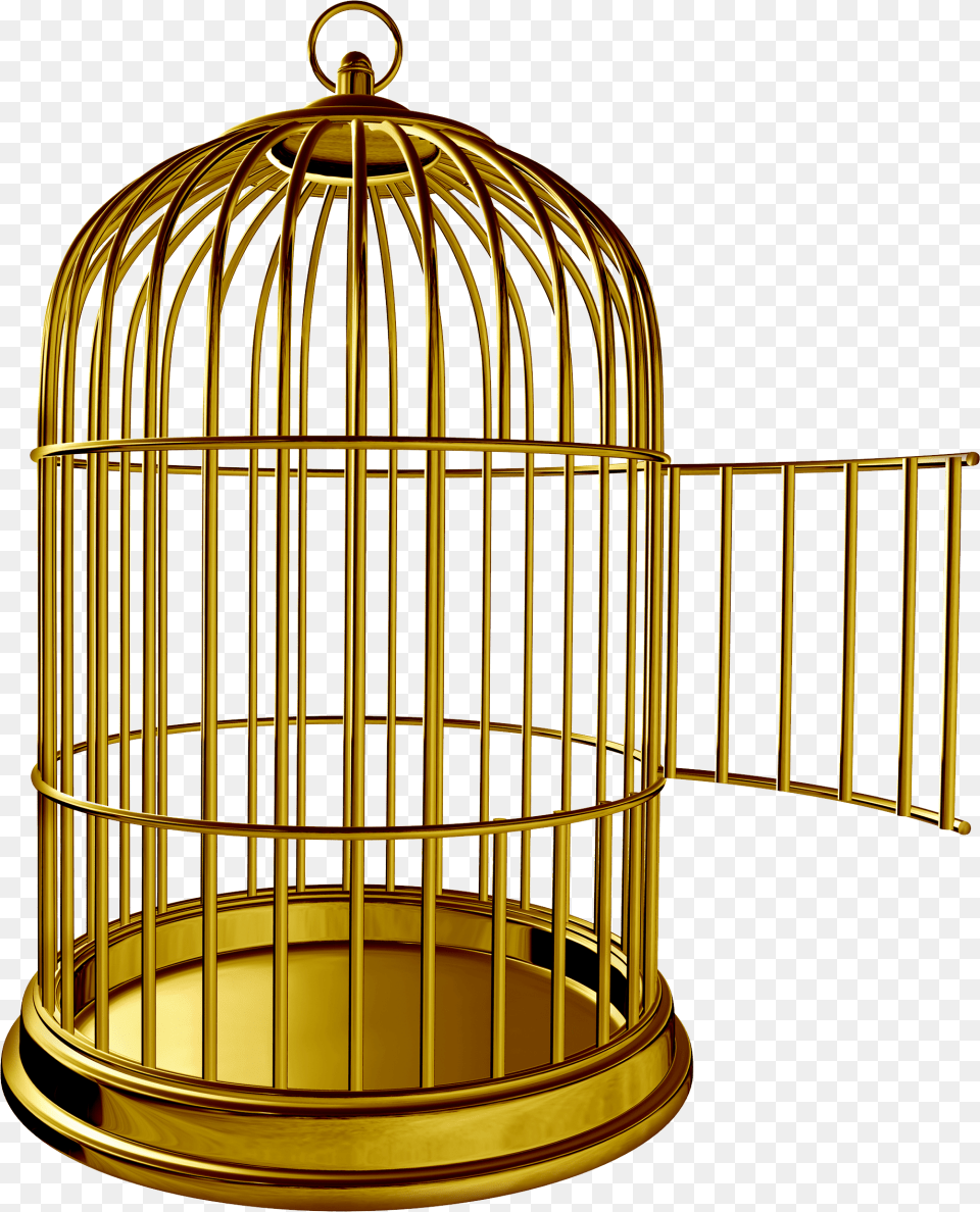 Golden Bird Cage Image Golden Bird Cage, Chandelier, Lamp Free Png